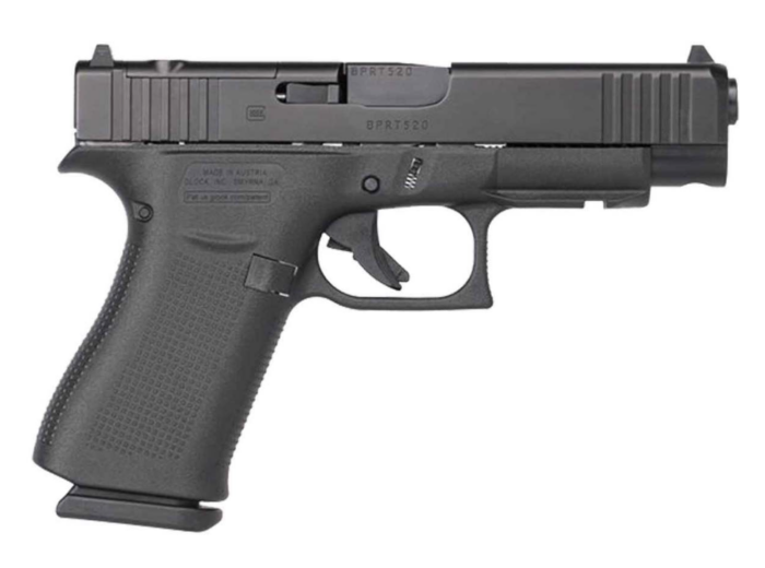 Glock 48 MOS 9mm Luger 4.17in Black Pistol - 10+1 Rounds